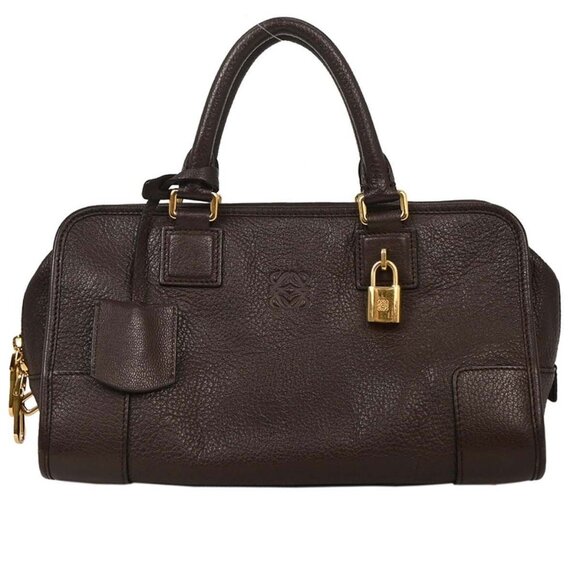 Loewe Brown Amazona 28 Handbag 011111 115789 - Picture 1 of 10